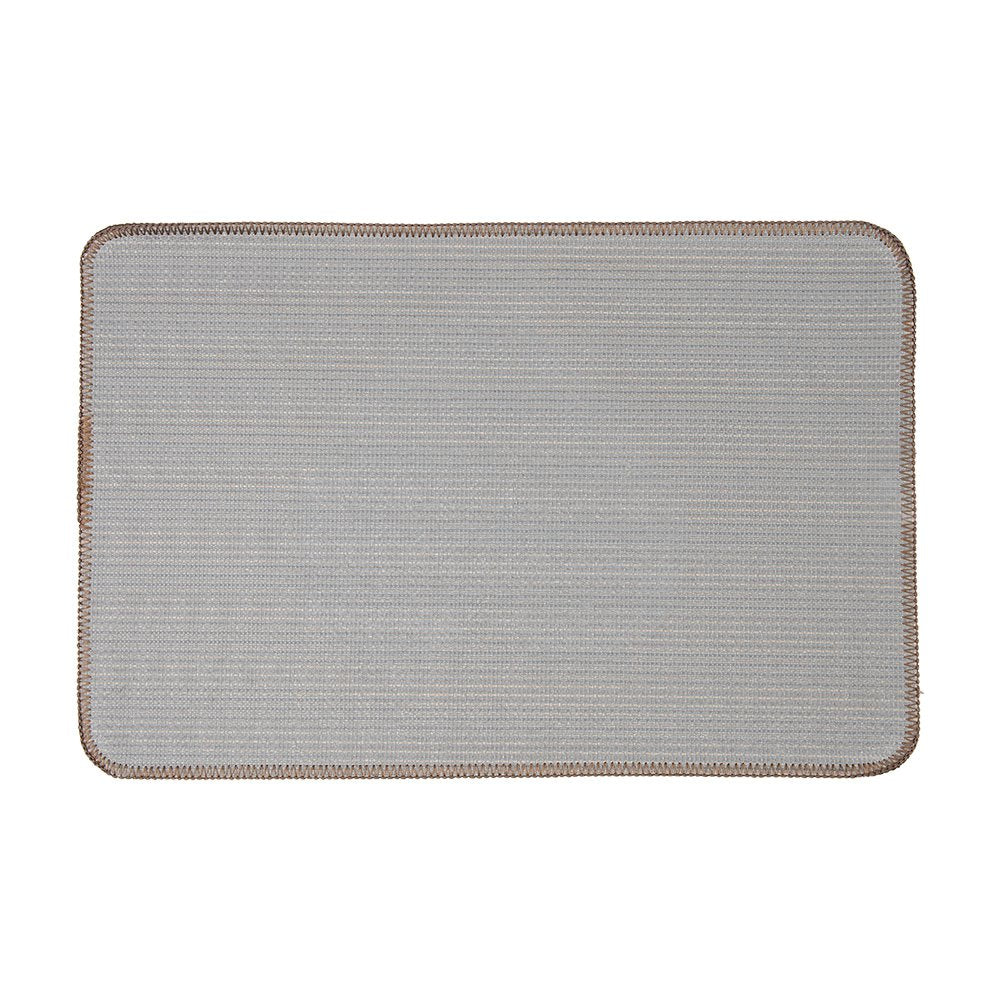 Badmat 58x38x1 cm Bruin Polyester Hart